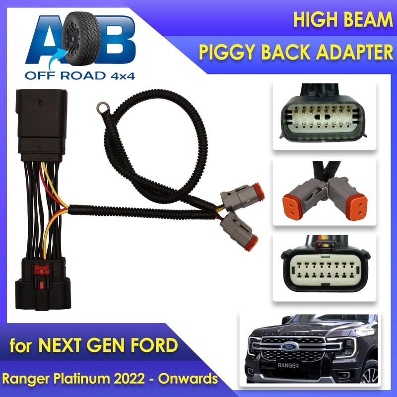 High Beam Piggy Back Adapter for Next GEN Ford Ranger