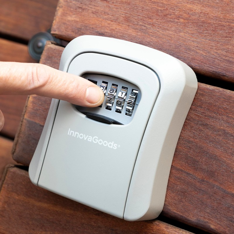 InnovaGoods - Versatile Aluminium and Zinc Outdoor Key Safe Waterproof