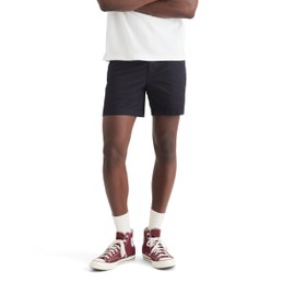 DOCKERS Mens Ultimate Straight Fit Supreme Flex 6" Shorts, Beautiful Black, 32