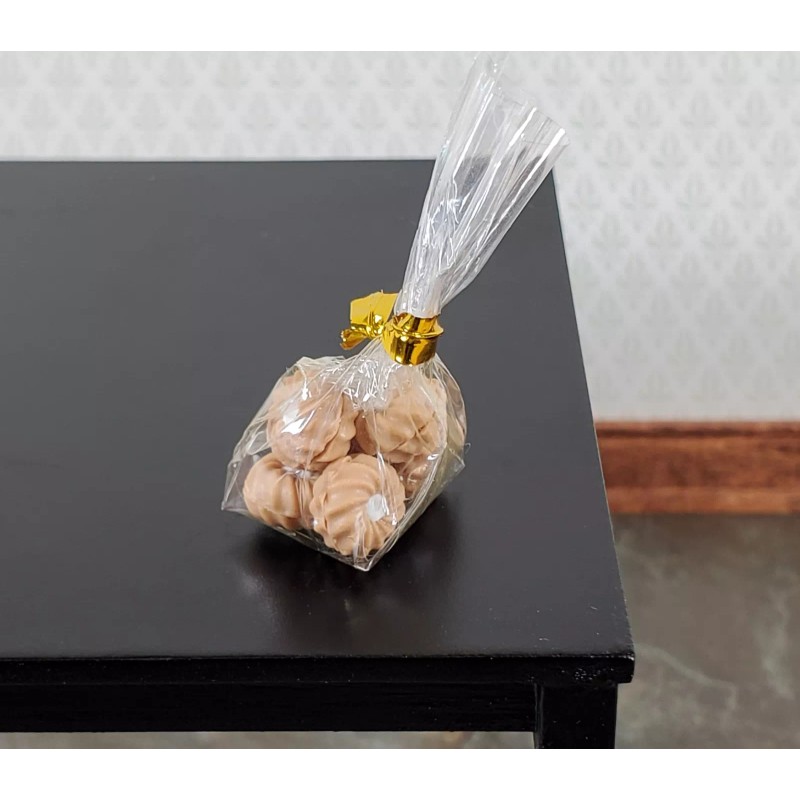 Dollhouse Pastry Puffs x10 Bagged 1:12 Scale Miniature Food Dessert