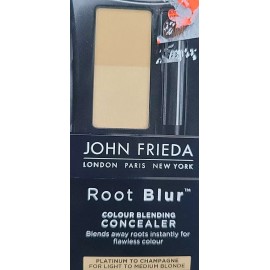 John Frieda Root Blur Hair Color Concealer Powder Platinum To Champagne Blonde