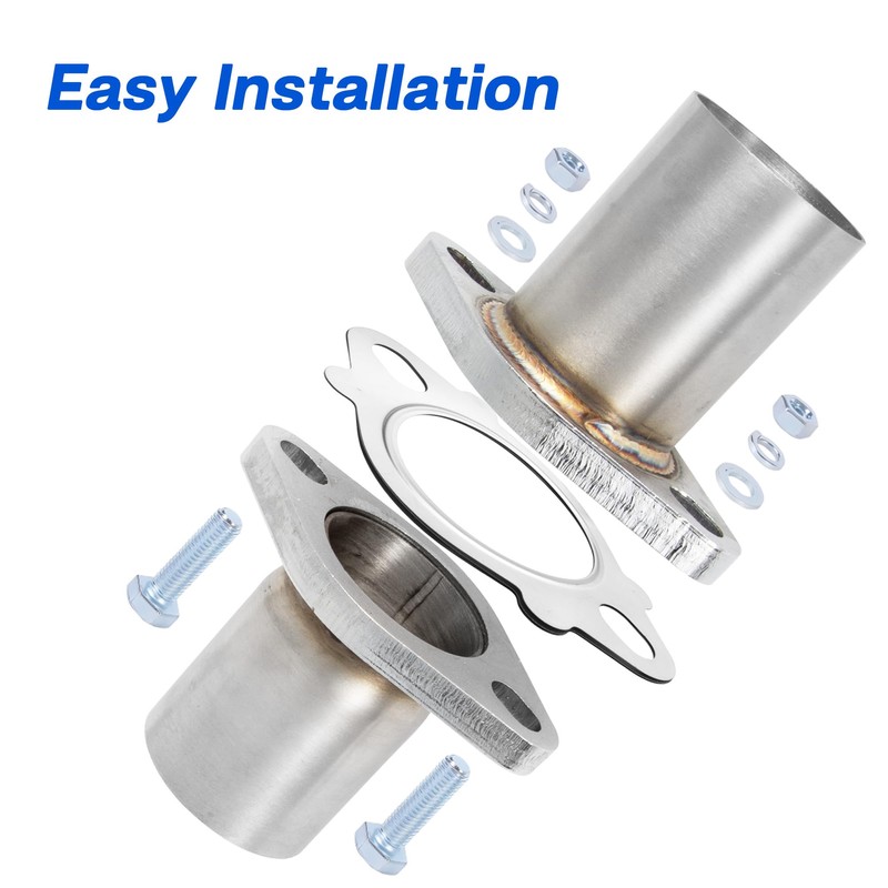 SVULK Exhaust Flange Repair Pipe Kit, 1.75" ID/45mm to 1.75"