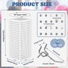 Geelin Rotating Countertop Display Kit with 16 Peg Hooks Four