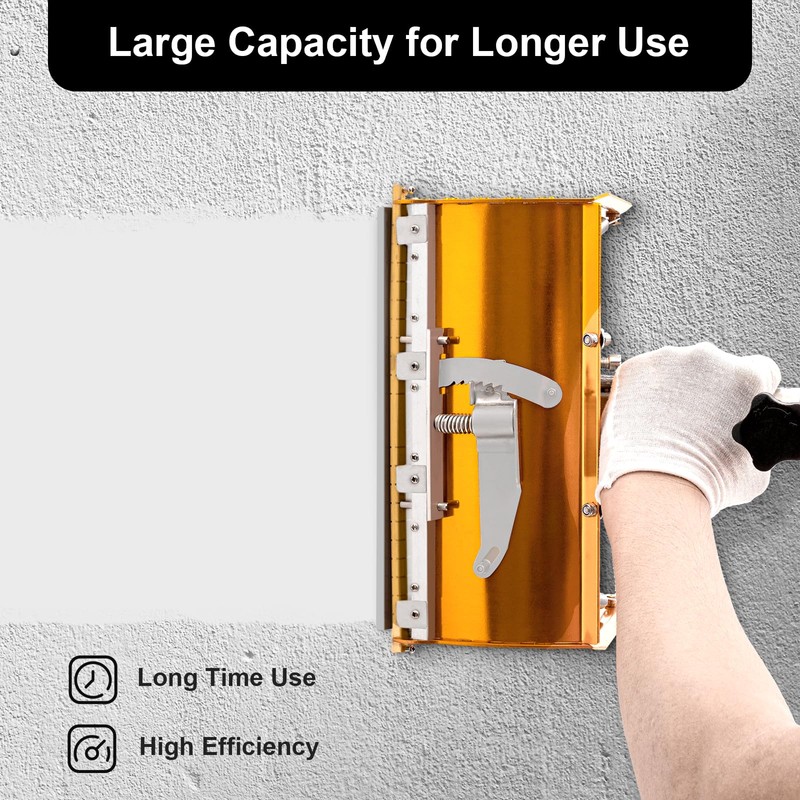 Drywall Flat Finishing Box Set, 10-Inch Wide Drywall Taping Tool,