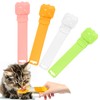 BAEJMJK 4pcs Cat Strip Feeder Sliding Pet Cat Treat Spoon
