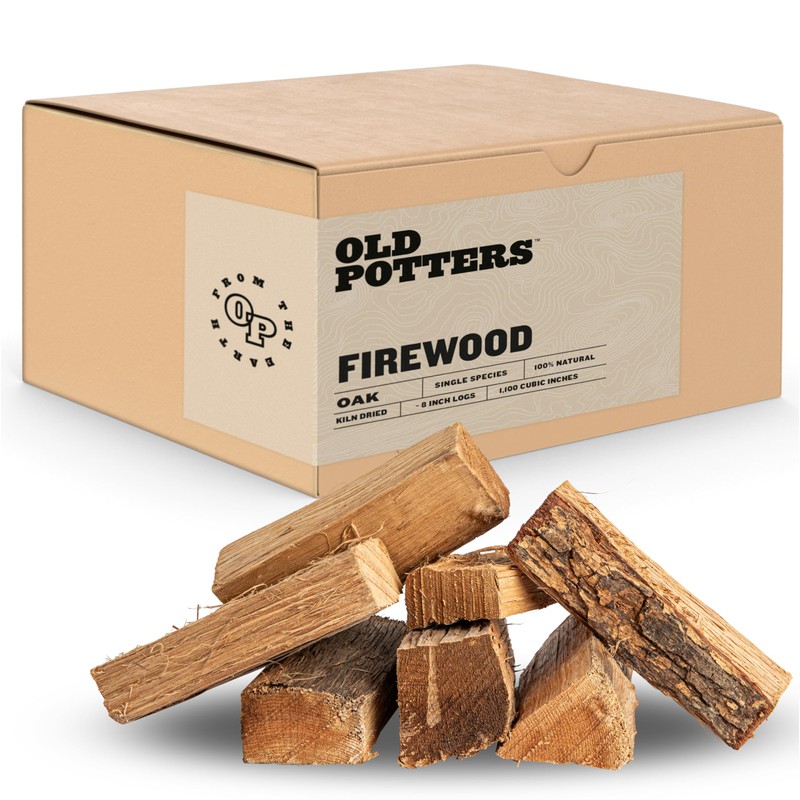 Old Potters Kiln Dried Firewood - Oak, 1100 Cu. in,