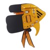 Shooting Tabs Golden Gold and Black Leather Archery Finger Guard