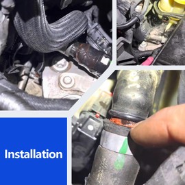 HVAC Heater Supply Return Hose Kit Compatible with Cherokee 2014-2018 Chrysler 200 2015-2017 Part Numbers 68199254AB 68199254AA 68104972AA 52014624AA 68192082AA 52014627AB