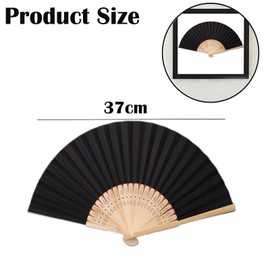 JEOPKO 2 PCS Hand Fan Foldable Paper Fan for Dancing,Paper Fans Chinese Wooden Openwork Personal Handheld Folding Fan for Wedding, Sandalwood Wedding Party Gift Guest Favour Wedding Decoration