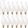 KOR Pack of 12 – 15 Watt Flame Tip Shape