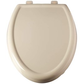 American Standard Cadet 3 Slow Elongated Front 5350110.021 CADET3 EL SLO Close Plastic SEAT Bon, 18.81 in wide x 14.45 in tall x 2.2 in deep, Bone