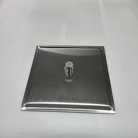 KES All SUS304 Stainless Steel 12-Inch Shower Head Rainfall Style Modern Square Ultra Thin, Brushed Finish, J211S12F18-BS