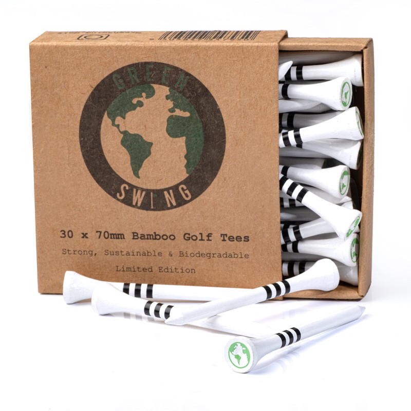 Green Swing Bamboo Golf Tees & Compass Ball Markers |