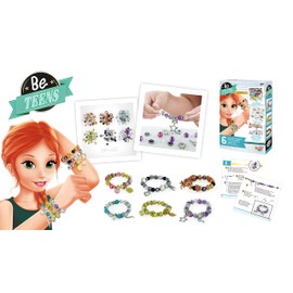 Buki France Be Teens Charm Bracelets Jewellery Making Gift Set. Jewellery Making Kit. Create 6X Charm Bracelets with Instructions & Accessories. Arts & Crafts for Kids. Suitable for Boys & Girls 8+