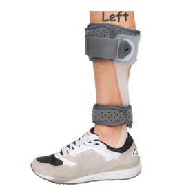 AFO Drop Foot Brace Medical Ankle Foot Orthosis Support Foot Drop Postural Correction Brace (Left/S)