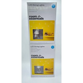 Room Essentials 2 String Bulb Lights LED Room Essentials NEW 2×10 Lights