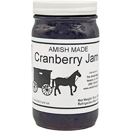 Amish Jam Cranberry - "8 Oz. Jar - Qty 3"