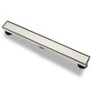 Kuaisailsk Linear Shower Drain ，24 Inch Brushed 304 Stainless Steel