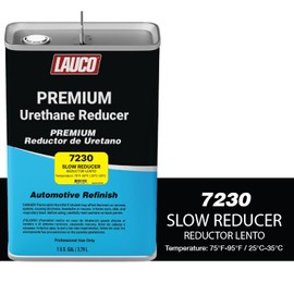 LAUCO Slow Urethane Grade Reducer (7230), 1 Gallon, 75°F - 95°F - For Automotive Paint and Industrial Paint Use - High Performance Automotive Grade