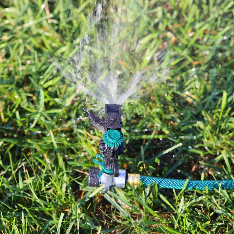 Melnor 65176AMZ Pulsating Sprinkler Dual Pack with Metal Spike