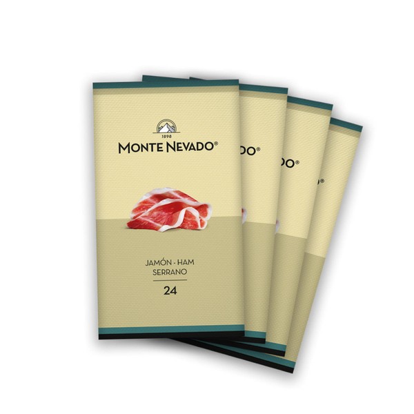 Monte Nevado Serrano Ham Sliced - 3 oz Each, Pack