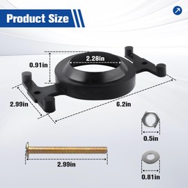 04-3817 Tank to Bowl Kit for Compatible with Eljer Toilet,Gasket Solid Brass Tank to Bowl Bolt Set