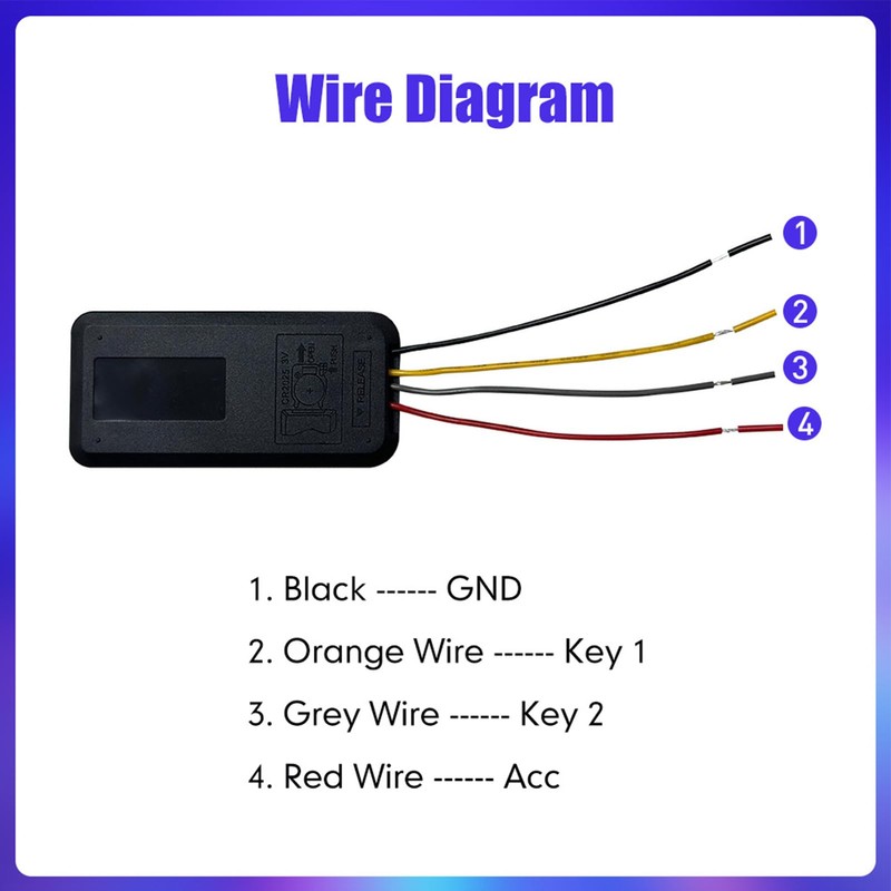Car Steering Wheel Remote Control - Wireless Button Remote for
