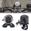 KIMISS Motorcycle Dual Odometer, Universal Speedometer, 12V Metal Plastic Hytrack