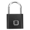 Smart Fingerprint Padlock USB Rechargeable Security LED Lock for Backpack