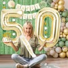 Globo con números de oro claro (número 49)