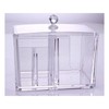 Transparent Cotton Pad Vanity Organizer Storage Case Cotton Swabs