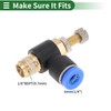 Motoforti Push to Connect Air Fittings 1/4" 90 Degree Air