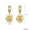 Sun Earrings for Women Hoop Dangle Earrings Dainty huggie Hoop