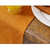 DAPU Pure Linen Table Runners, 40×180cm, 100% French Flax Decorative