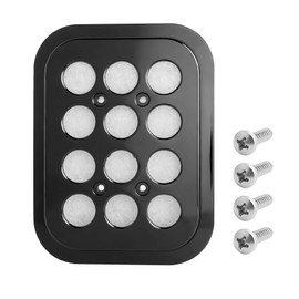 CF19501C Fresh Cabin Filter Black Compatible With Kenworth T600 T450 T800 W800 W900 T600B W900L 1986-2015-Up With 2 Filter Layer 19501C