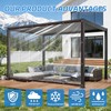 Clear Tarps Heavy Duty Waterproof 4x8ft Clear Vinyl Tarps with