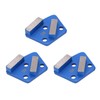 3Pcs Diamond Grinding Shoes Trapezoid Concrete Floor Aggreesive Cutting 2