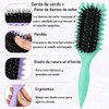 Triko Cepillo Definidor de Rizos, Peines para Cabello Rizado, Cepillo