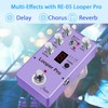 Rowin RE-05 Looper Pro Guitar Multi-Effect Pedals With Looper Delay