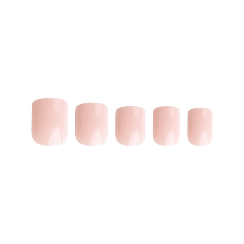 Invogue Dusty Pink Square Nails (24 Pieces)