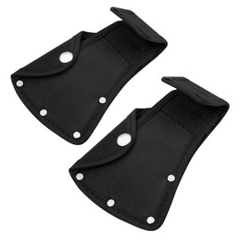 2 Pack Hatchet Head Sheath Holster, 160mm Axe Blade Cover Sheath Head Holster, Double Snap Hatchet Protector Protetive Case for Outdoor Hiking Outdoors Work