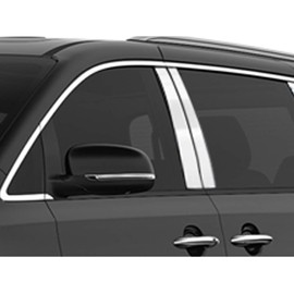QAA is Compatible with 2014-2020 Kia Sedona 4 Piece Stainless Pillar Post Trim PP14815