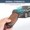 YO&YOYE Compatible with Ford Key Fob Cover with Keychain Leather