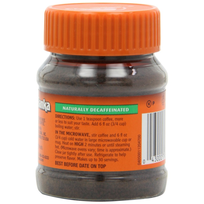 Sanka Decaf Instant Coffee (12 ct Pack, 2 oz Jars)