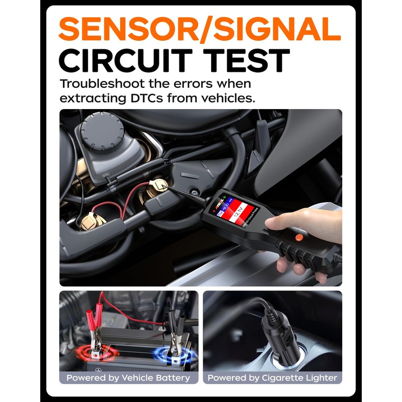 ANCEL PB100 Automotive Power Circuit Probe Tester, 12 24V Electrical