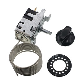 MacMaxe Temperature Control Thermostat 80-54568-00 With Knob – Compatible Replacement for U-Line Refrigerators and Wine Coolers