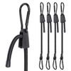 EXVITAL Adjustable Bungee Cords with Hook Elastic Carabiner Bungee Straps