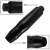 Lunsom Automatic Shift Knob Metal Car Shifting with Push Button