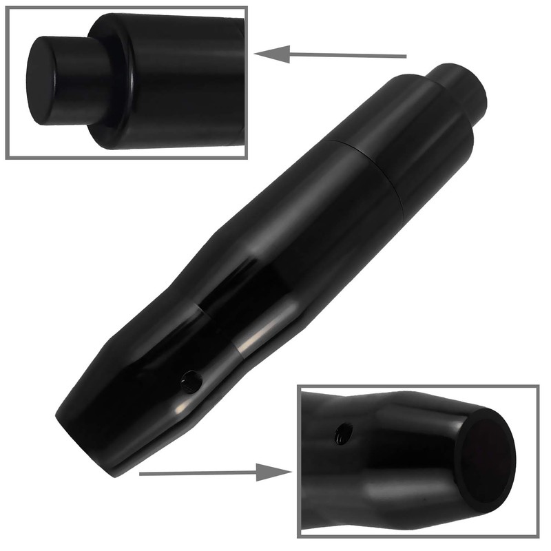 Lunsom Automatic Shift Knob Metal Car Shifting with Push Button
