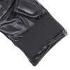 MARTIAL WORLD Knuckle Finger Gloves Open Finger PG38-L-BK Black L